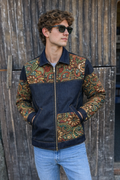 Chaqueta Denim Hombre Jacquard