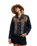 Chaqueta Denim Jacquard