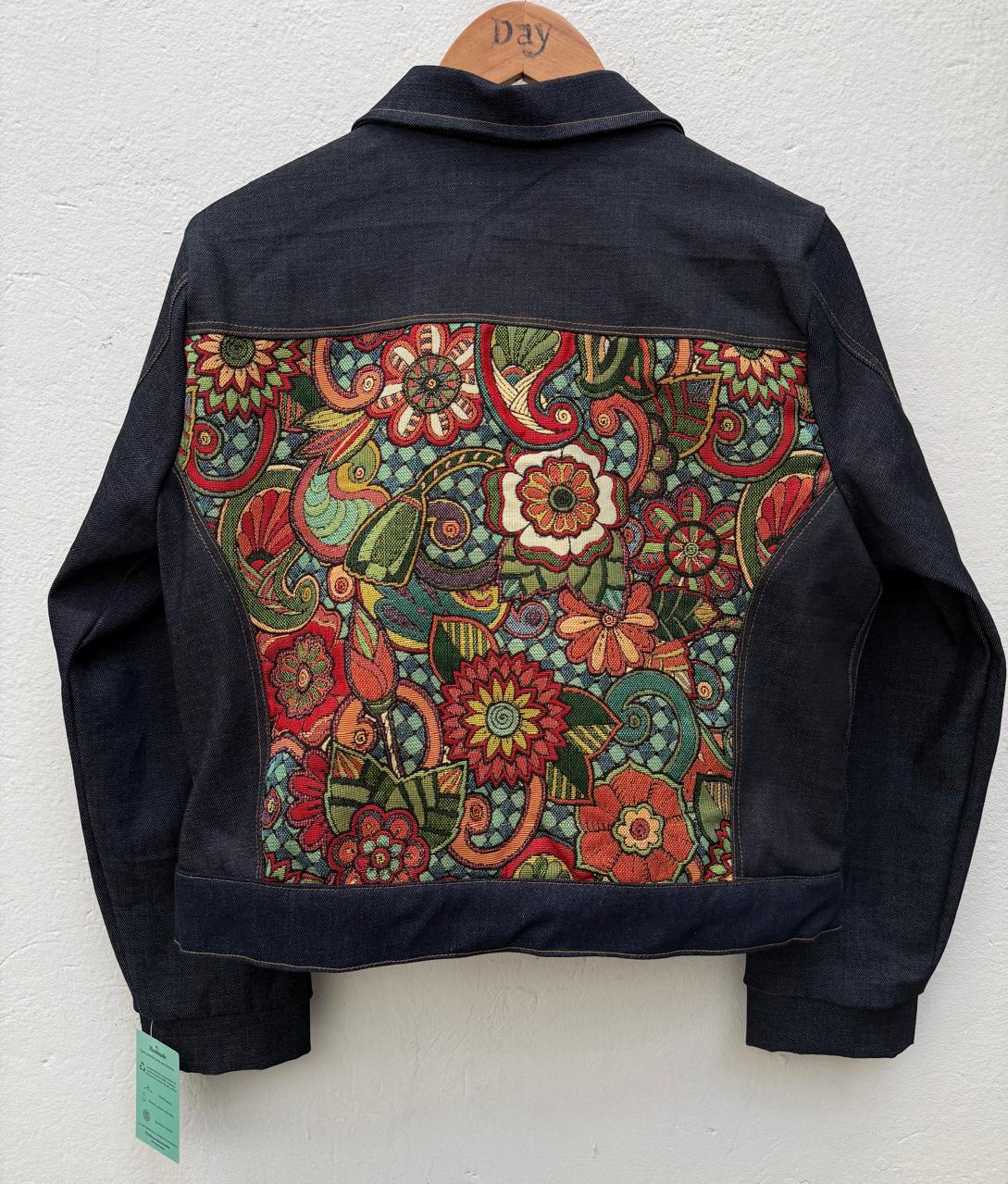 Chaqueta Denim Jacquard
