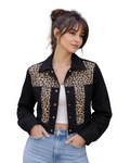 Chaqueta Denim Animal Print