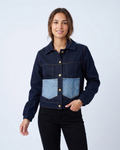 Chaqueta Denim Patchwork