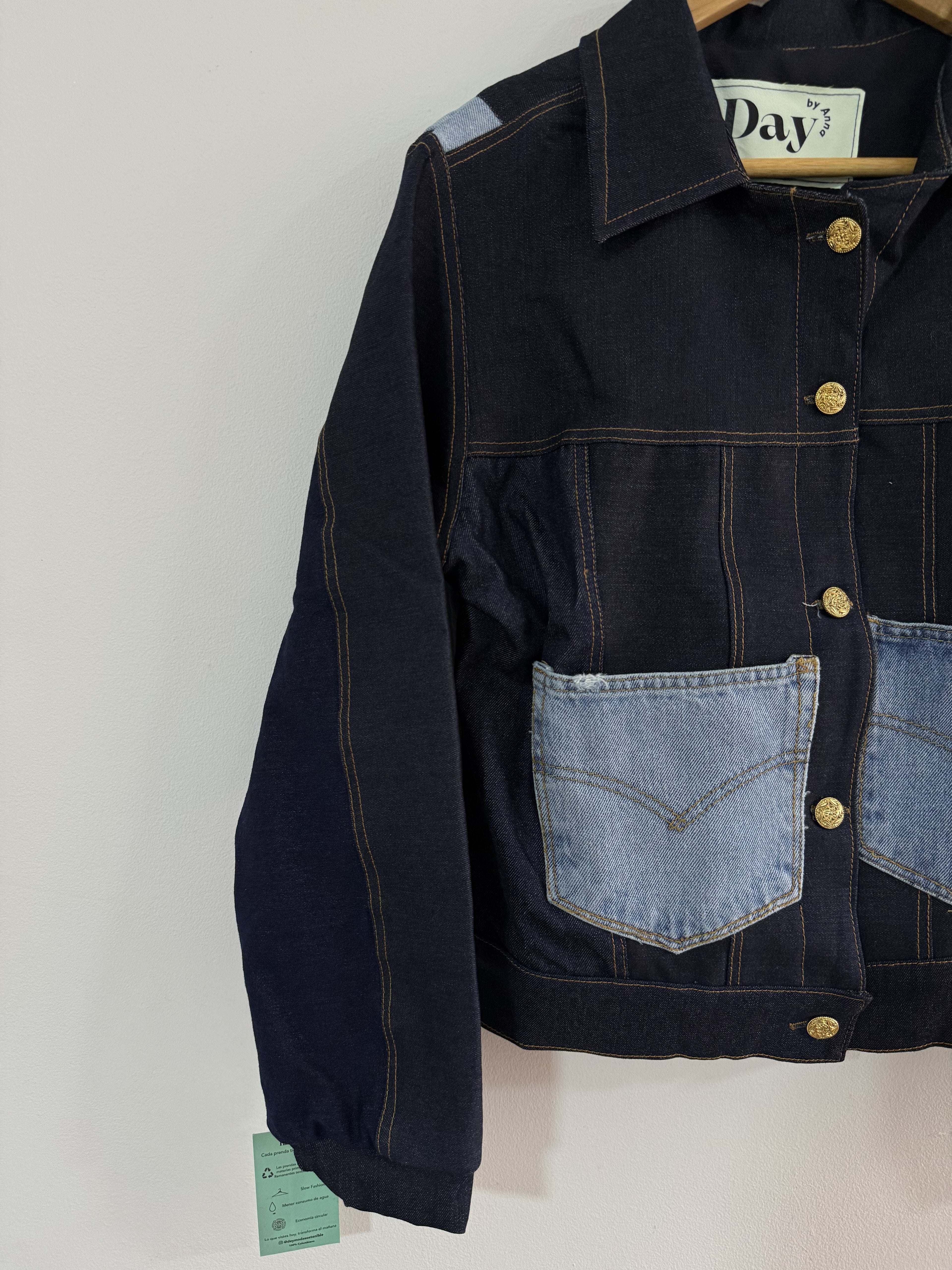 Chaqueta Denim Patchwork